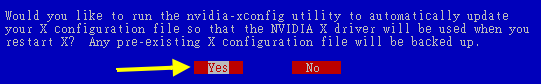 NVidia 驱动程式安装示意